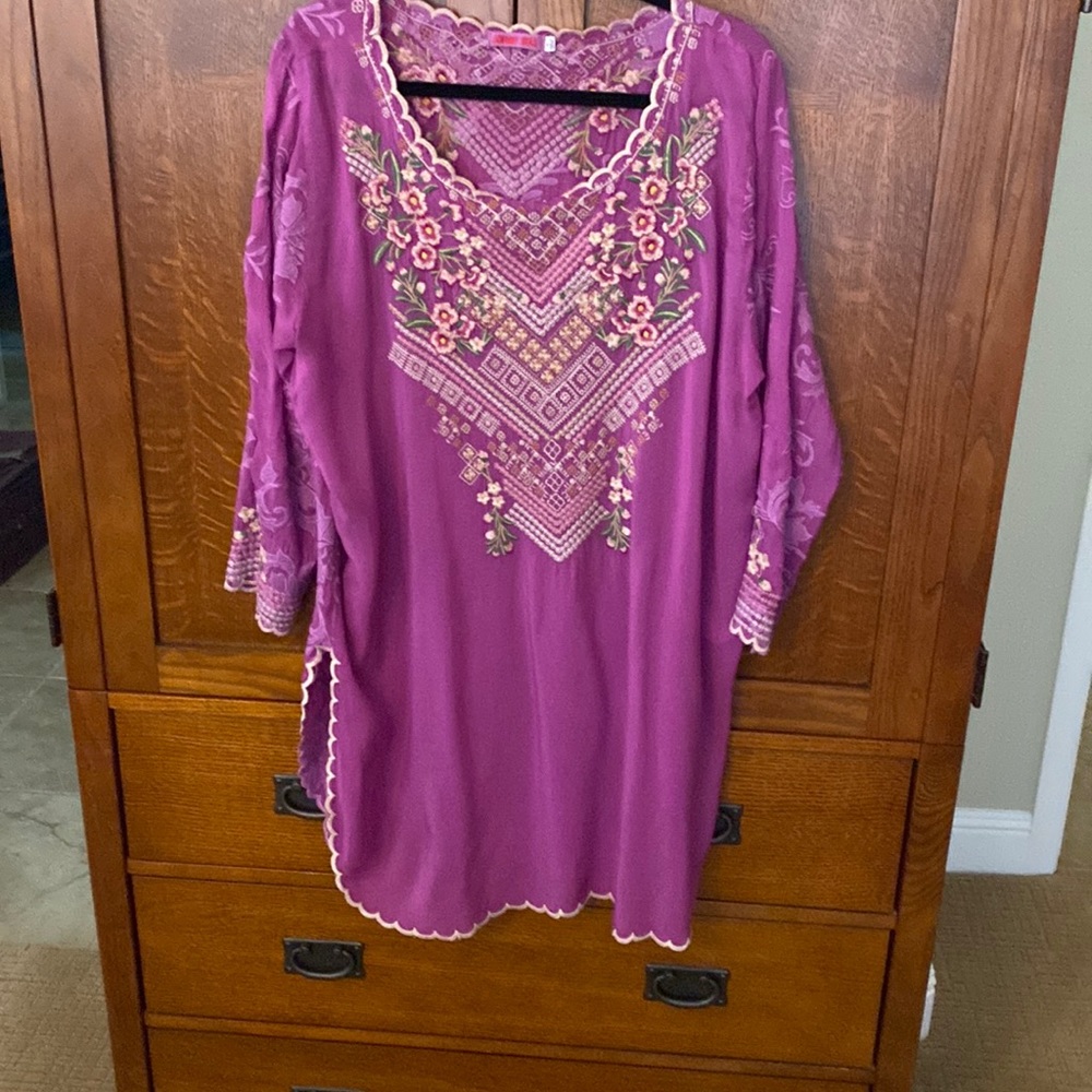 Johnny Was XL tunic